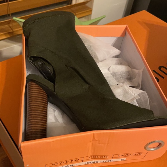 Public Desire Aliah peep toe booties - Picture 4 of 7